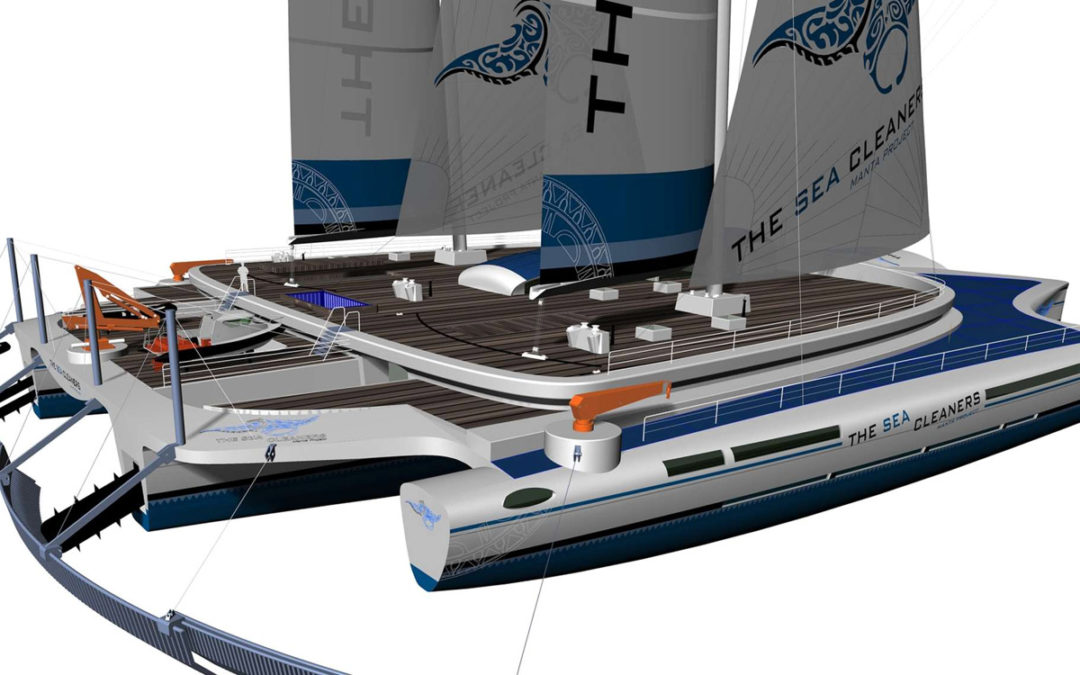 MANTA, IL CATAMARANO CHE RIPULISCE L’OCEANO DALLA PLASTICA
